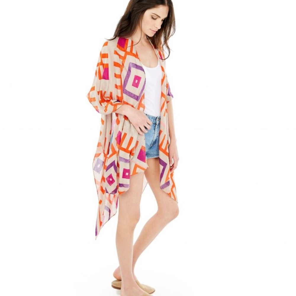 Michael Stars Ruana scarf/daring/beach coverup.